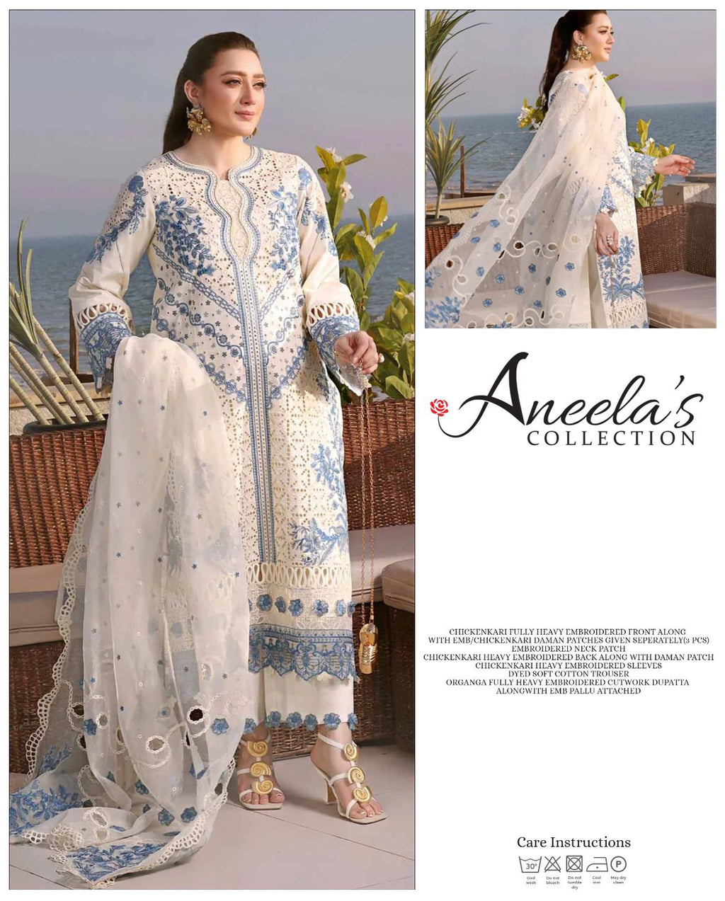 Aneela's lawn cotton dress