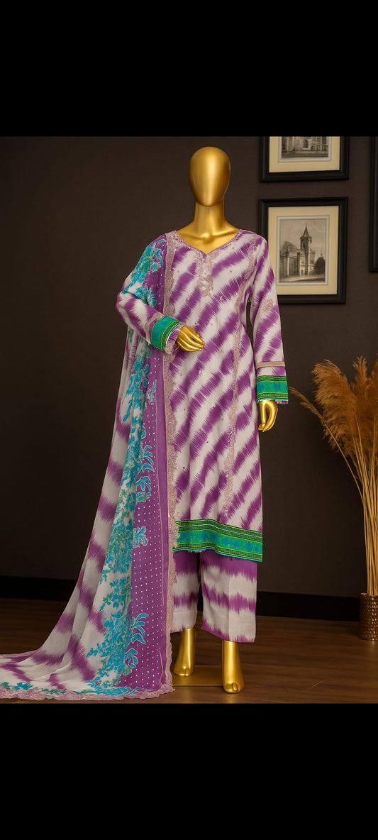 Charizma lawn embriodered dress