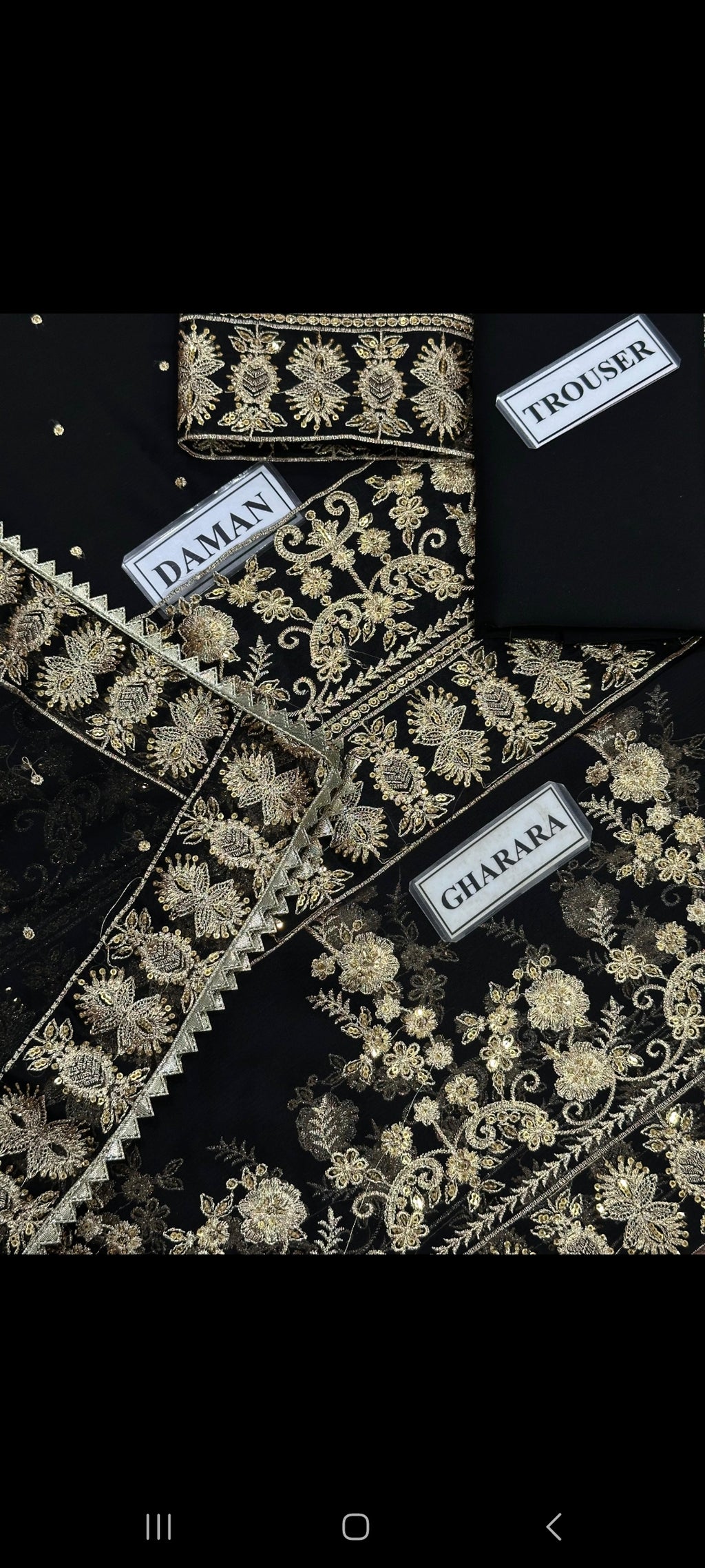 Haseen's formal dress