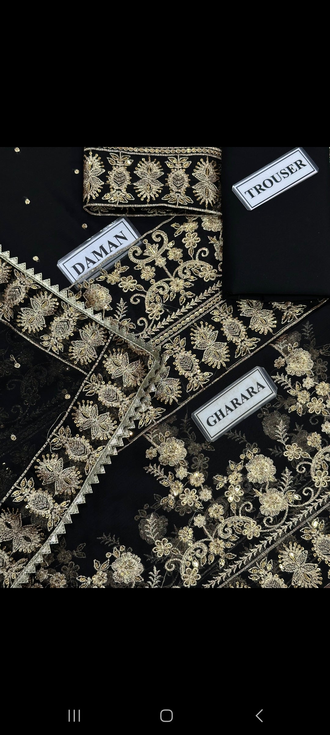 Haseen's formal dress