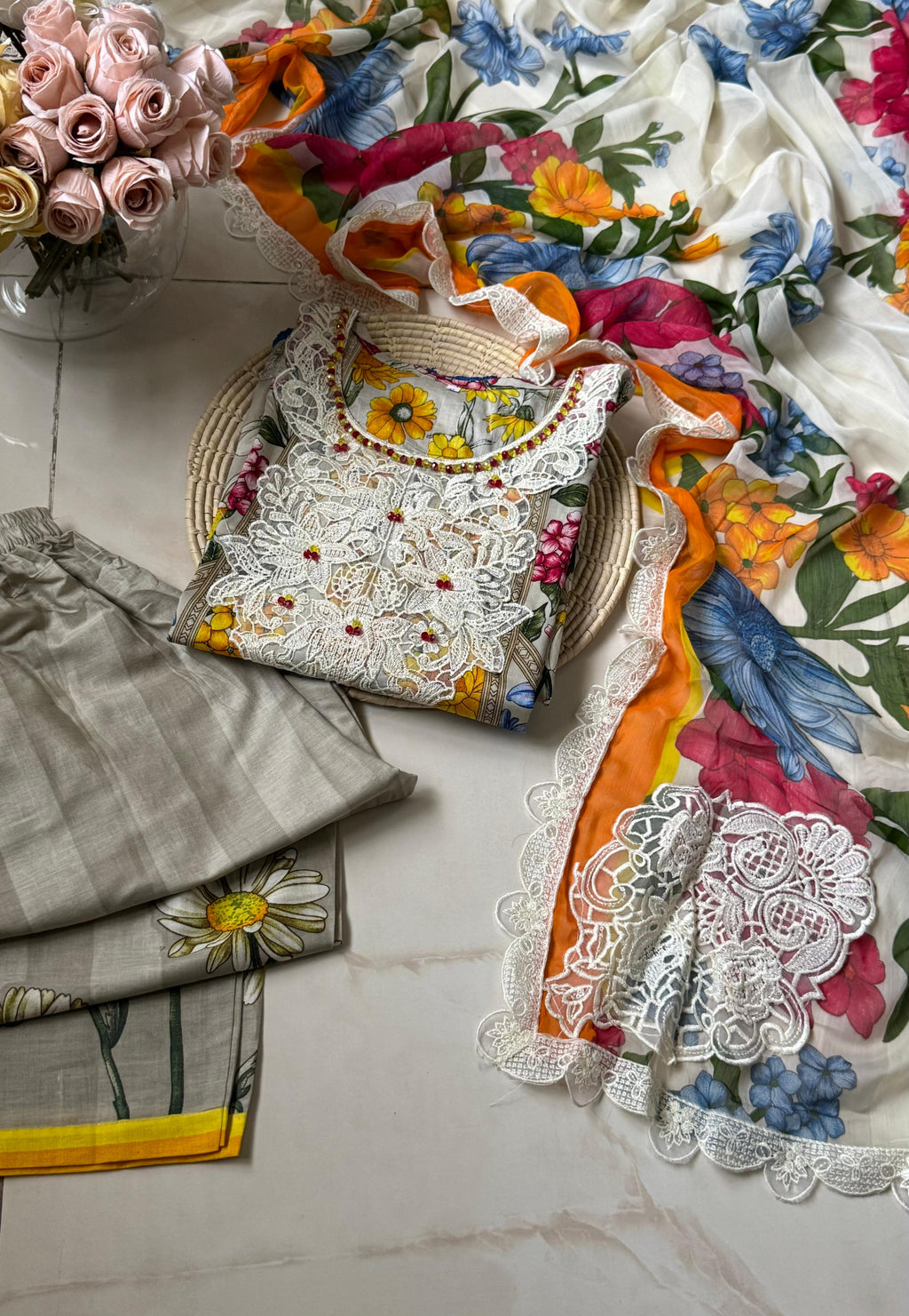 Beautiful lawn readymade dresses