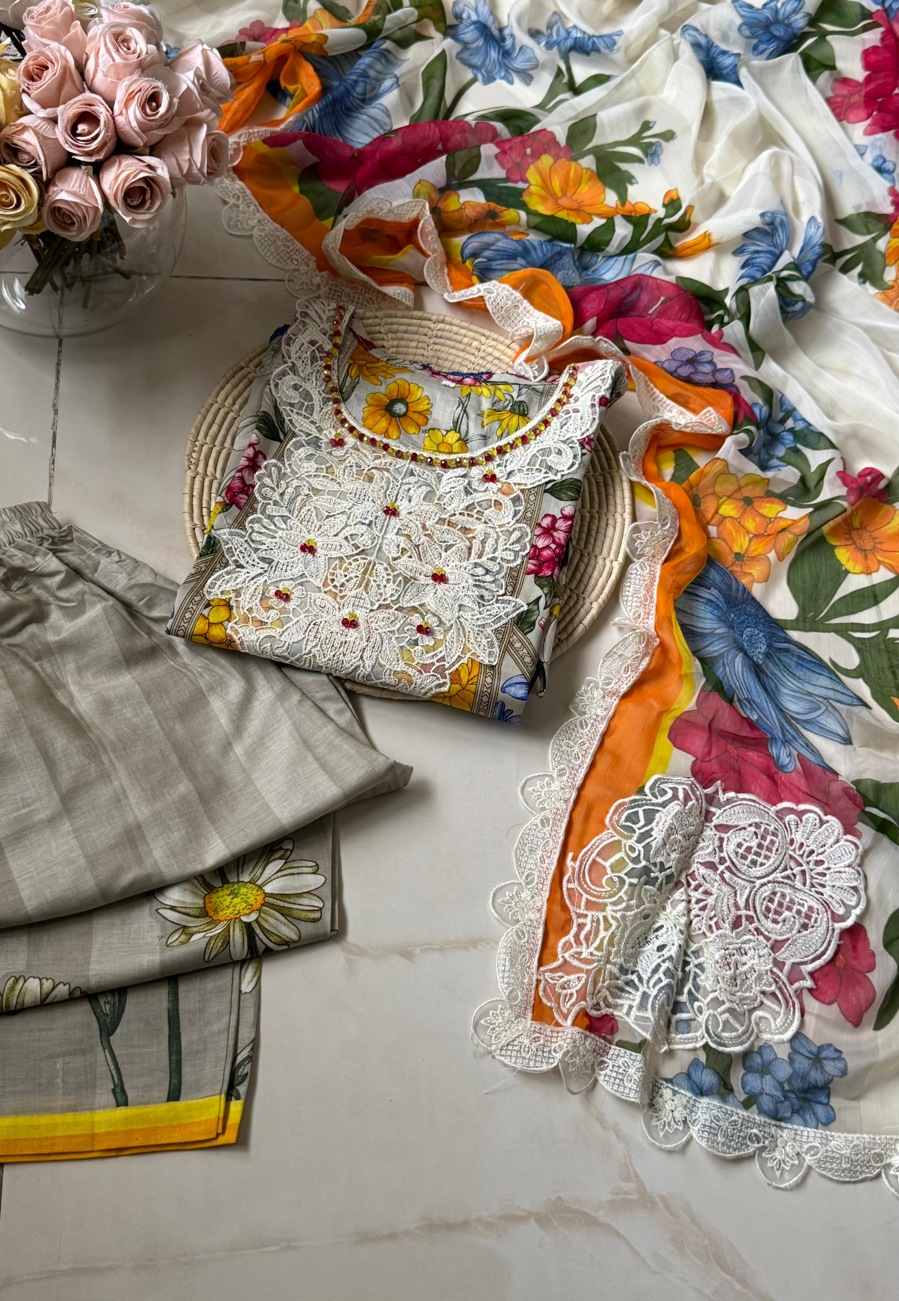 Beautiful lawn readymade dresses