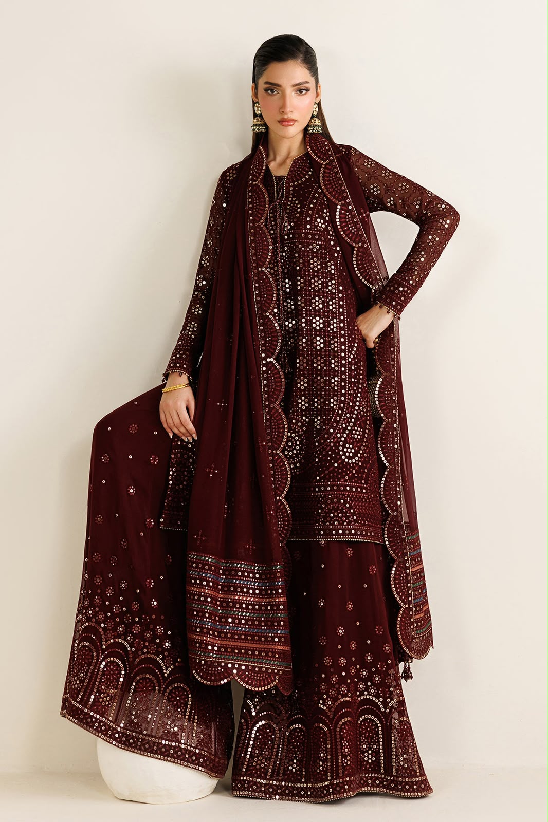 ✨ BAROOQUE LUXURY EMBROIDERED CHIFFON ✨