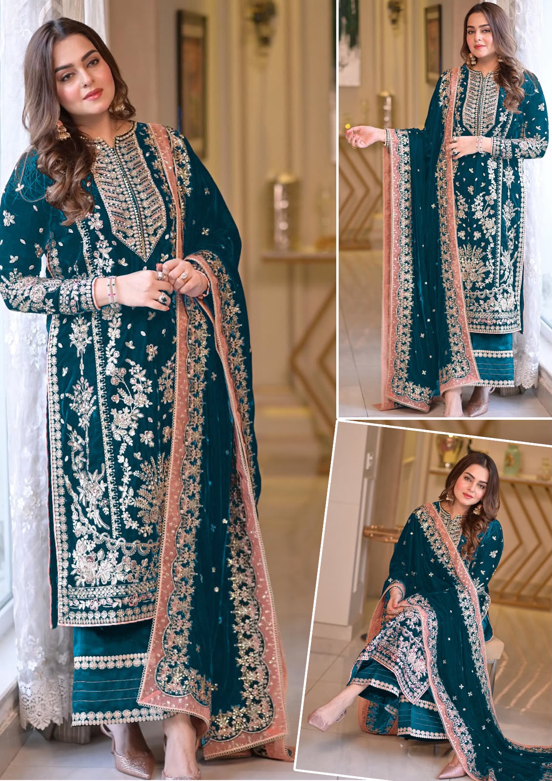 Aneela's chiffon dress