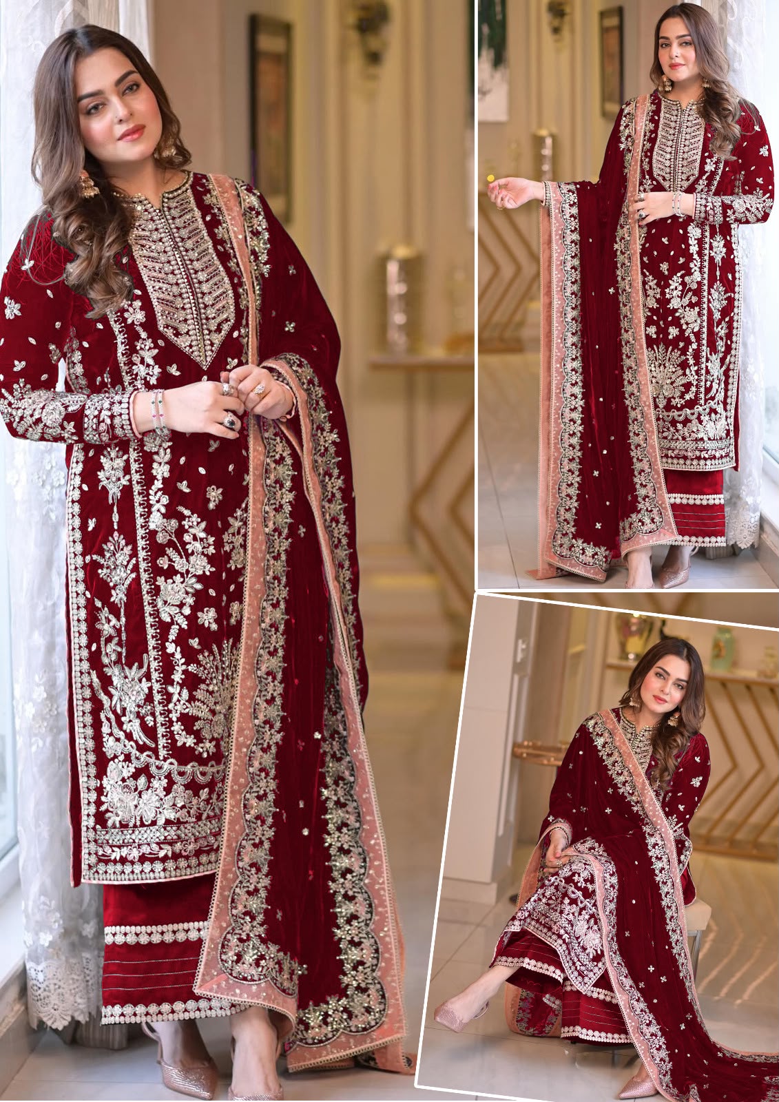 Aneela's chiffon dress