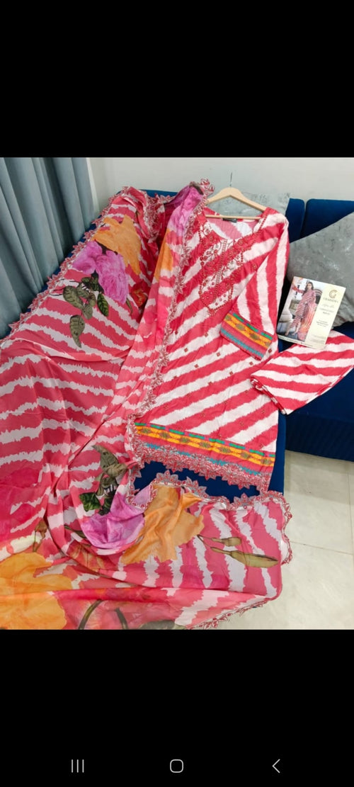 Charizma lawn embriodered dress
