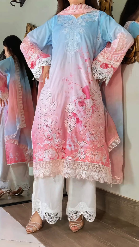 Chickenkaari lawn dress