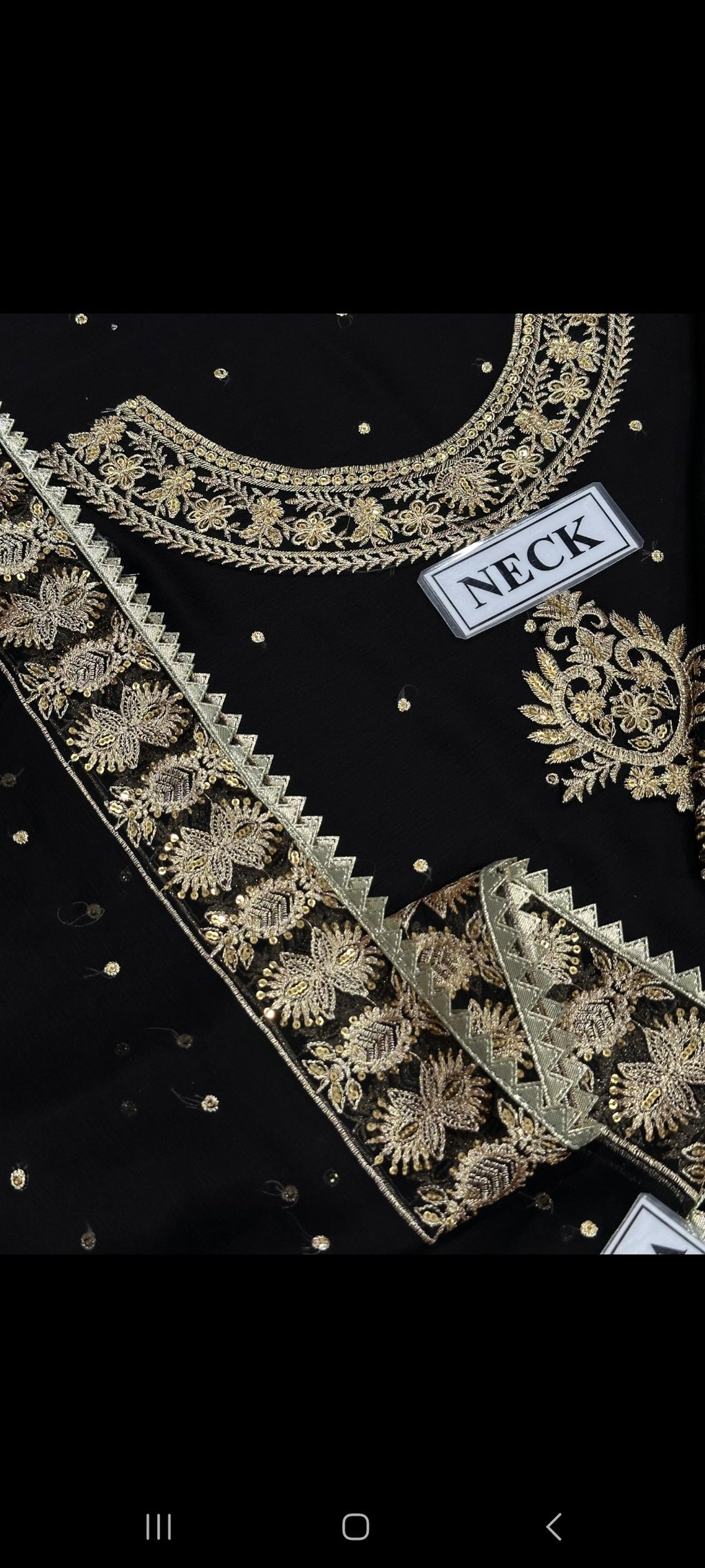Haseen's formal dress