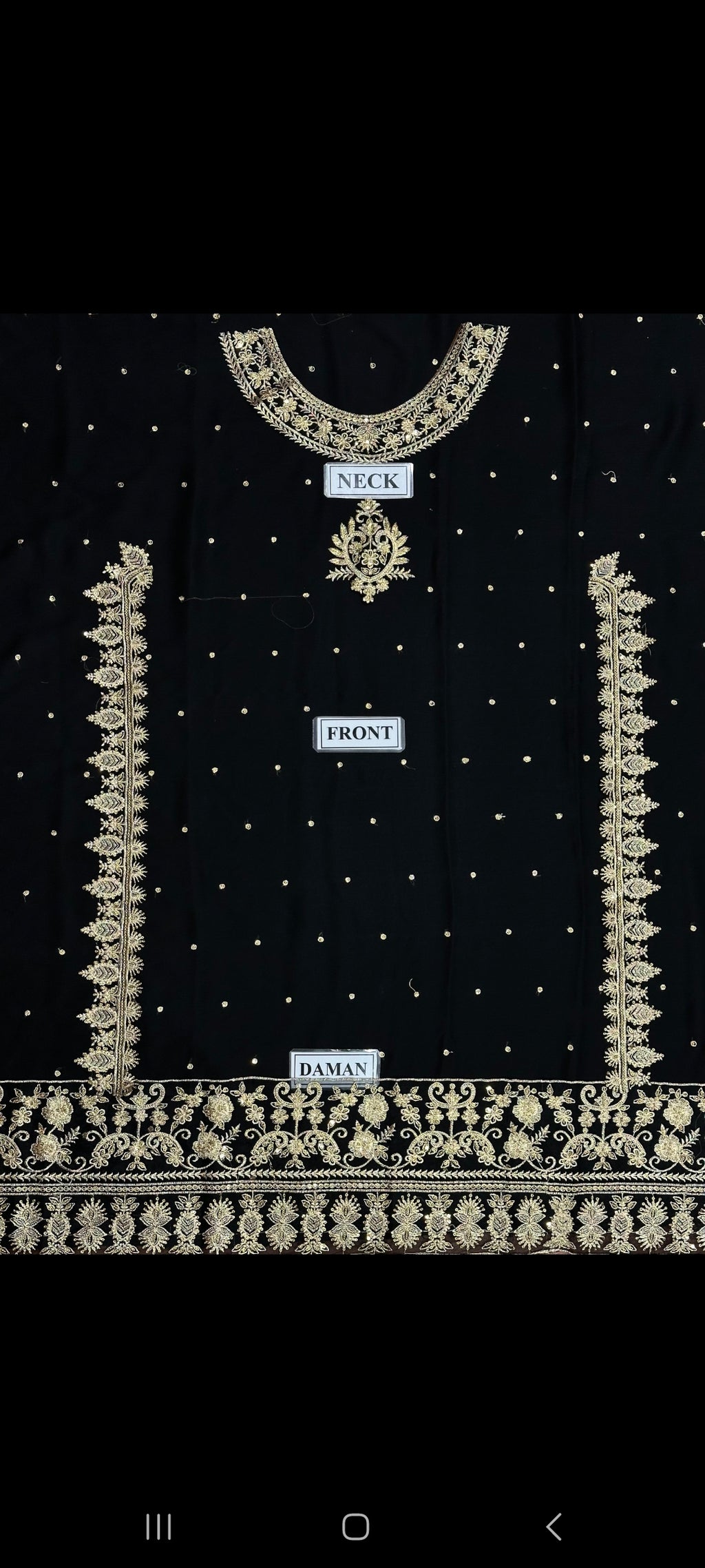 Haseen's formal dress