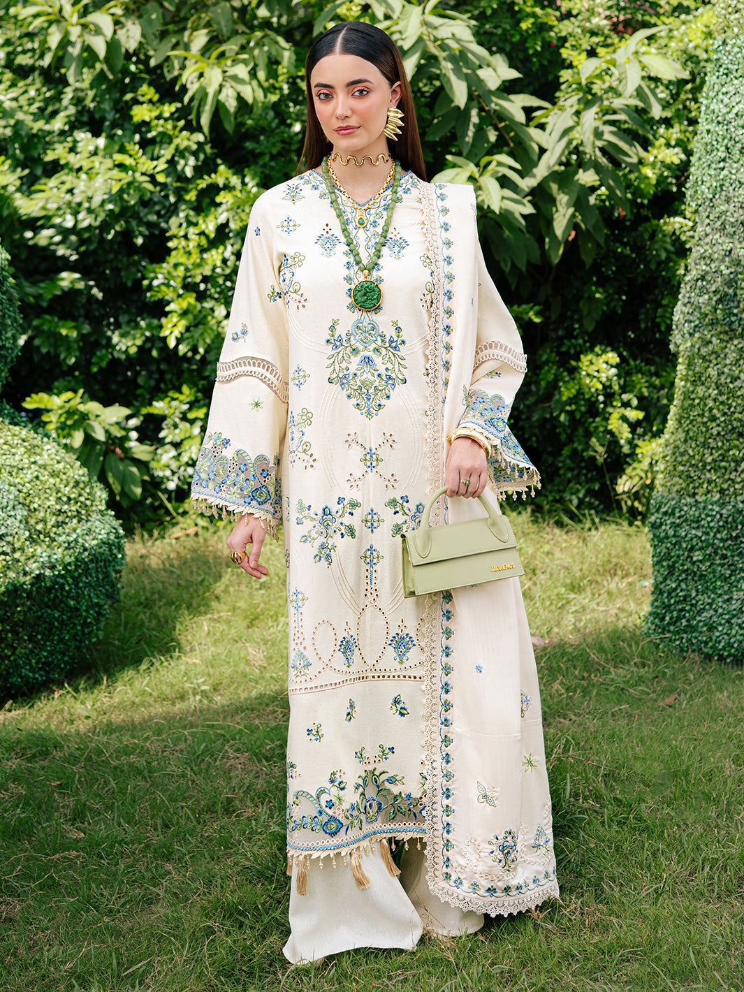 Mahnur luxury lawn cotton dress