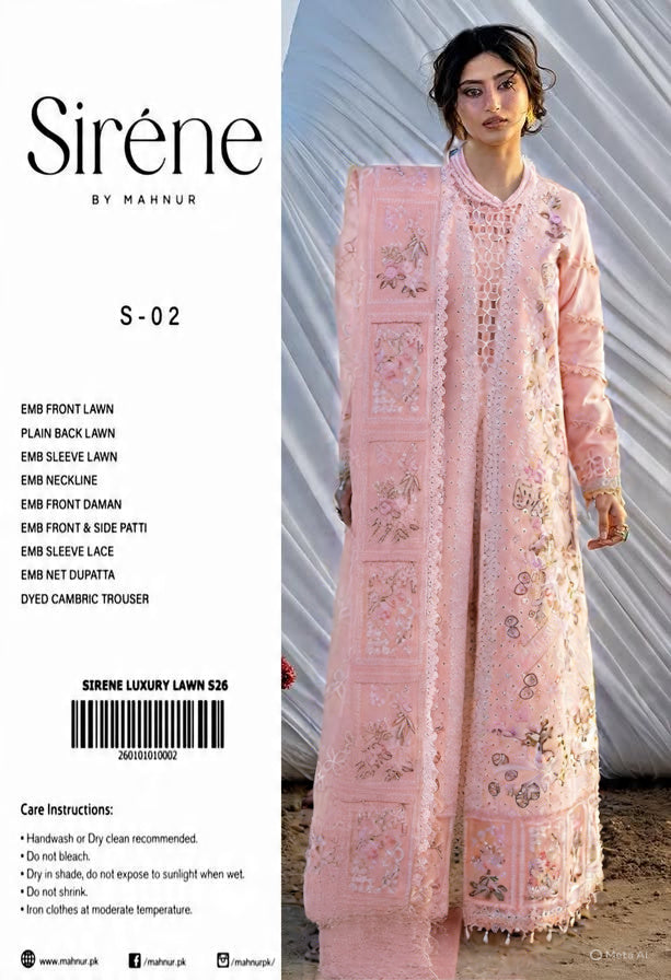 Mahnur unstitched