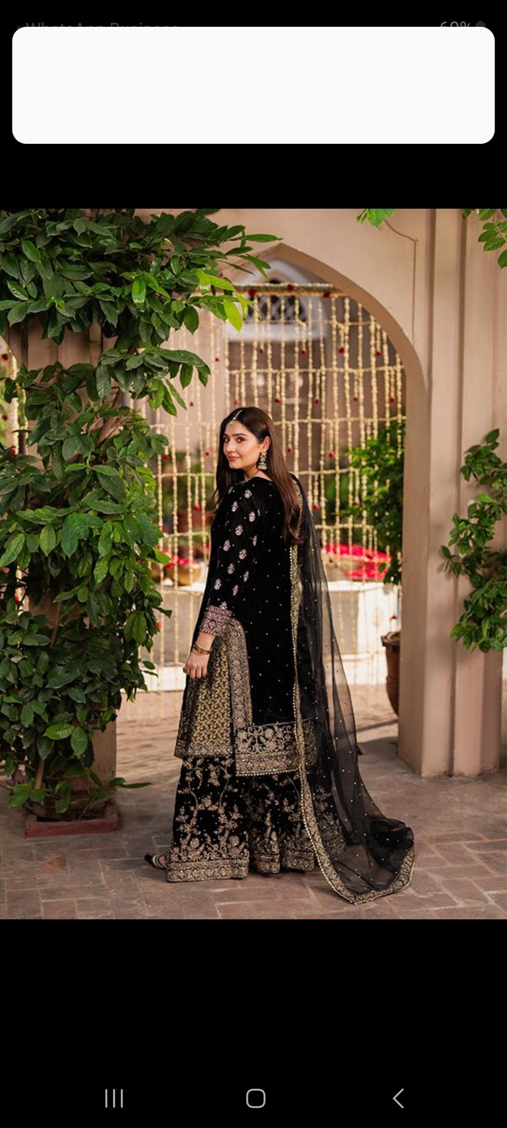 Haseen's formal dress