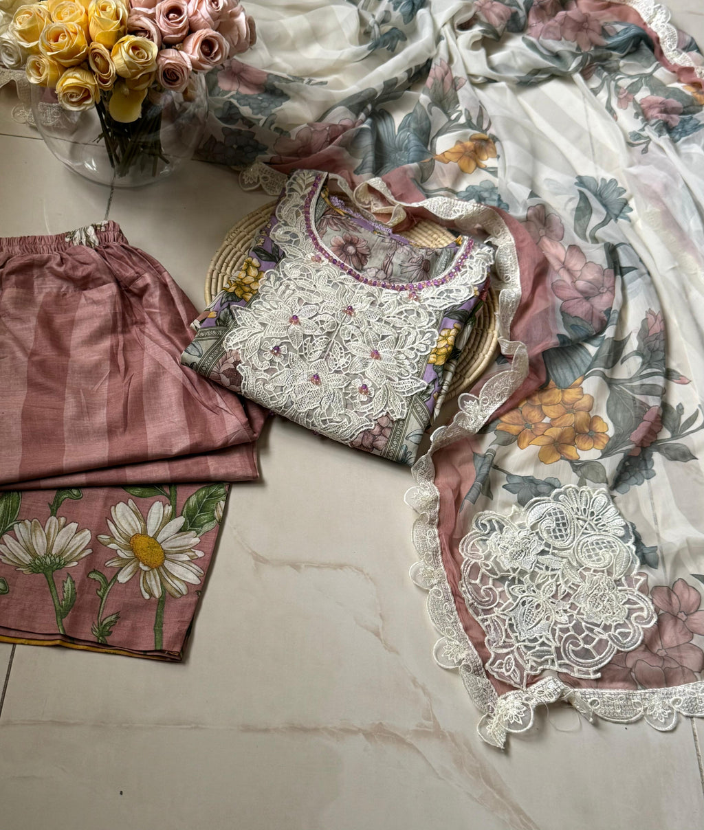 Beautiful lawn readymade dresses