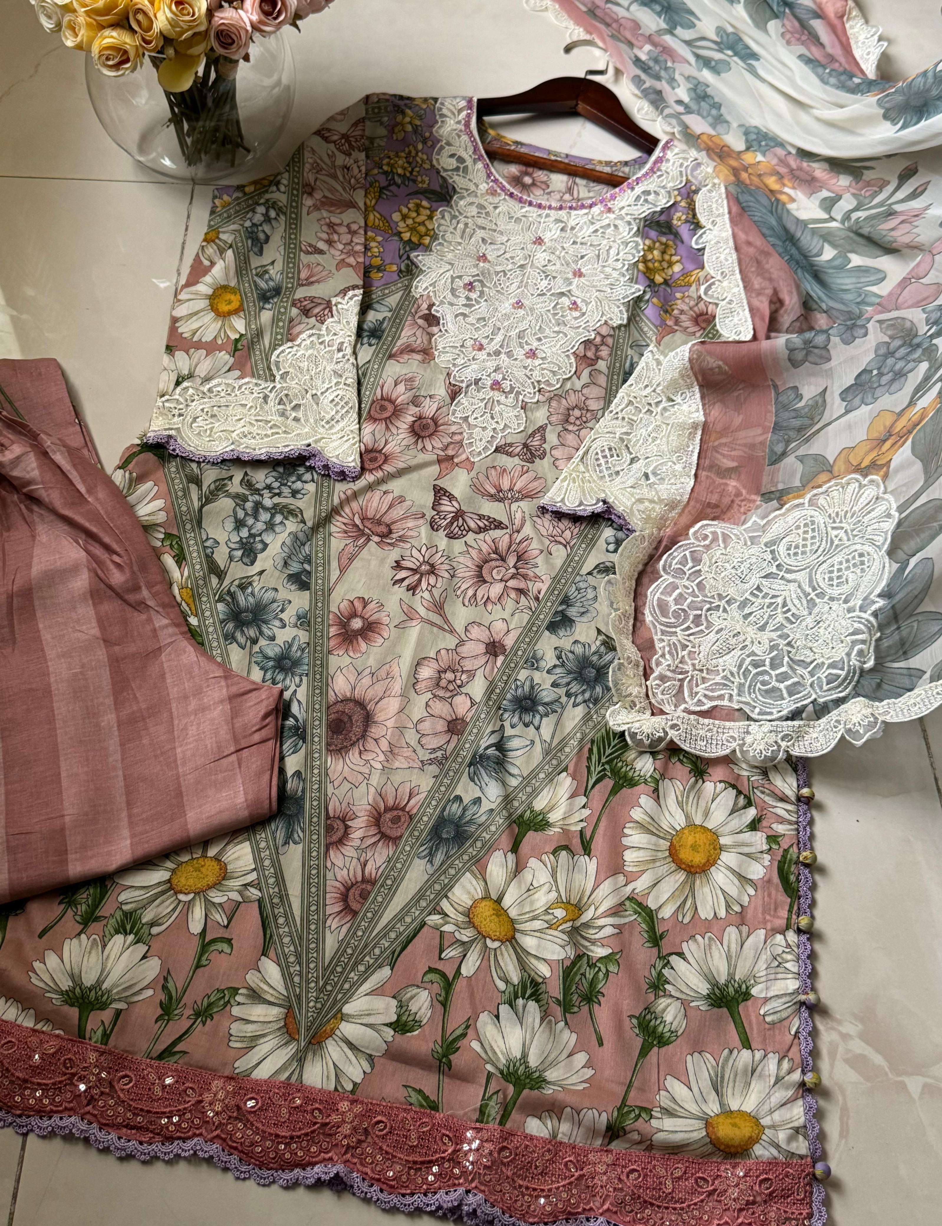 Beautiful lawn readymade dresses