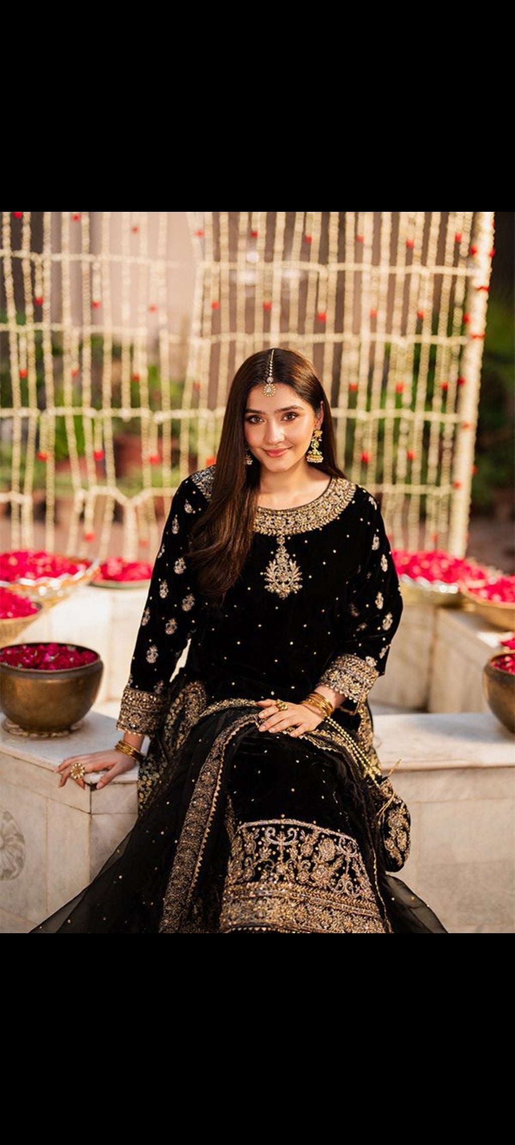 Haseen's formal dress