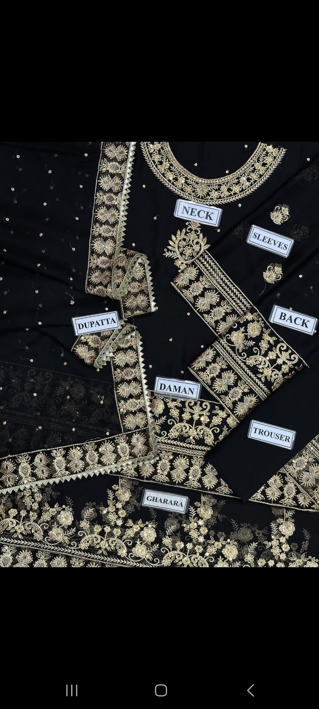 Haseen's formal dress