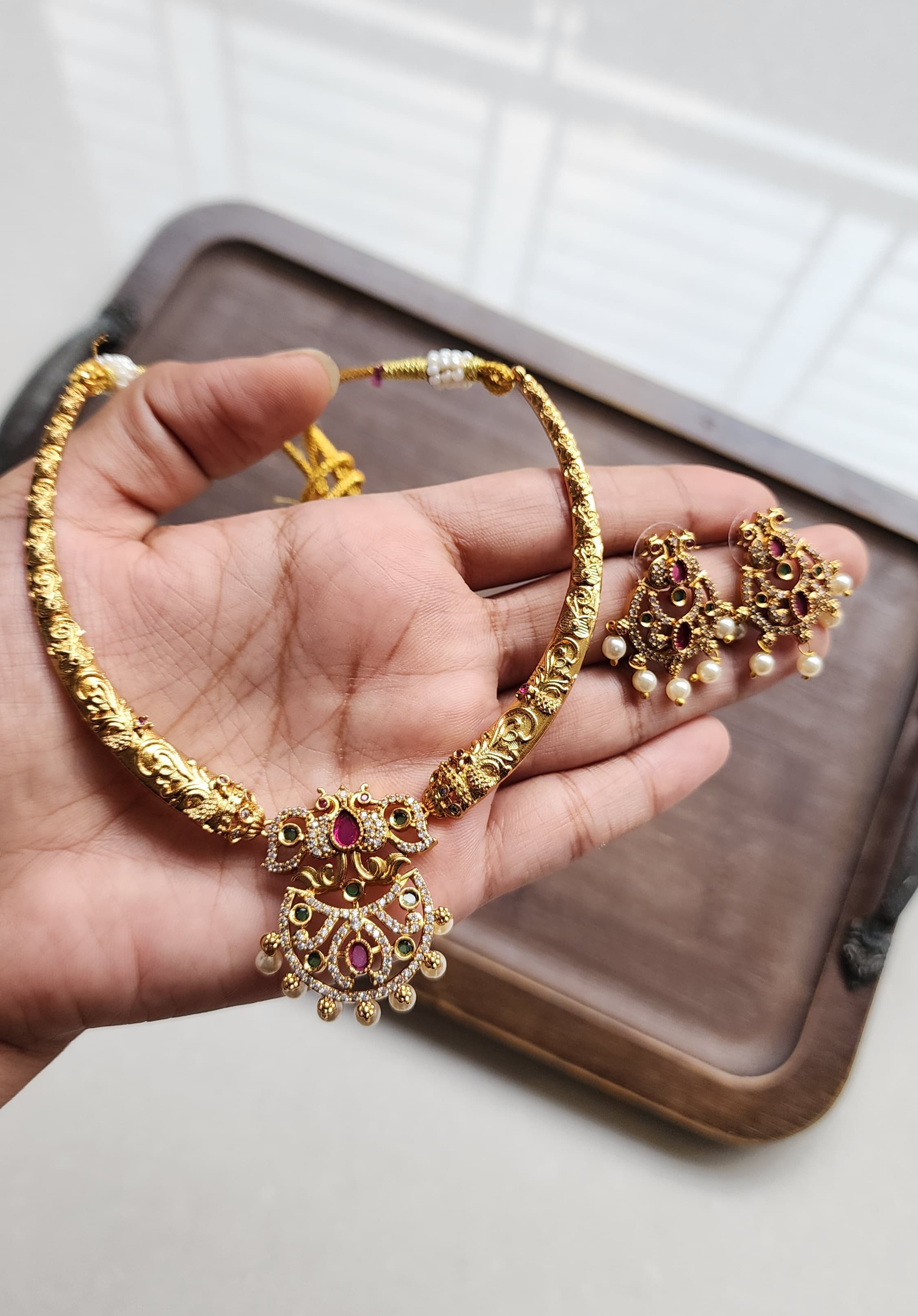 Handmade jewellery set