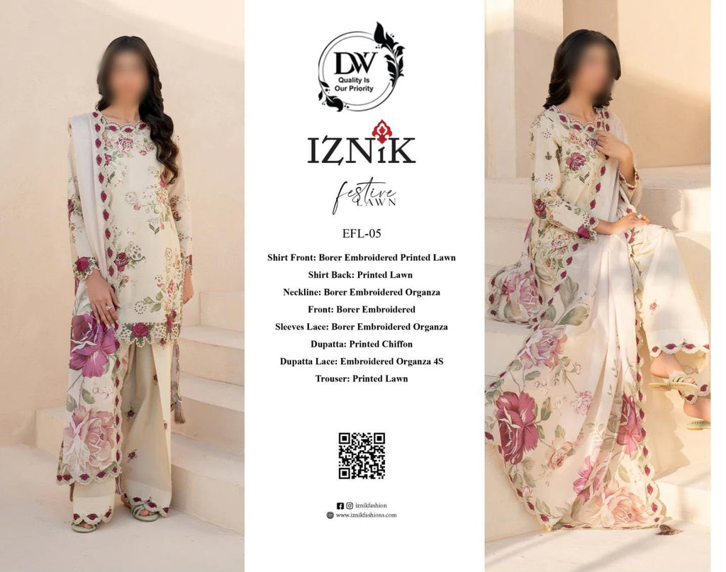 Iznik lawn dress